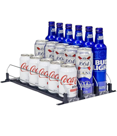 Self-Pushing Can Dispenser – Sip Sort Beverage Organizer