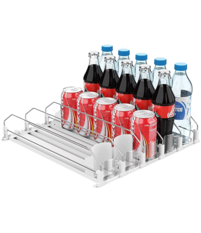 Self-Pushing Can Dispenser – Sip Sort Beverage Organizer