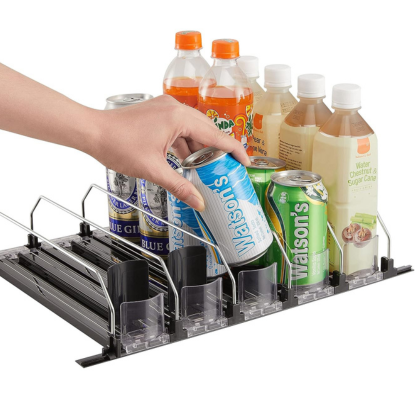 Self-Pushing Can Dispenser – Sip Sort Beverage Organizer