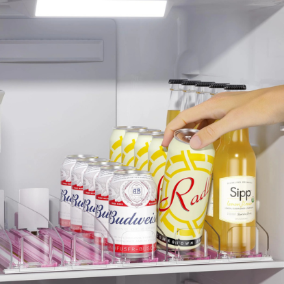 Self-Pushing Can Dispenser – Sip Sort Beverage Organizer