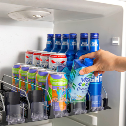 Self-Pushing Can Dispenser – Sip Sort Beverage Organizer